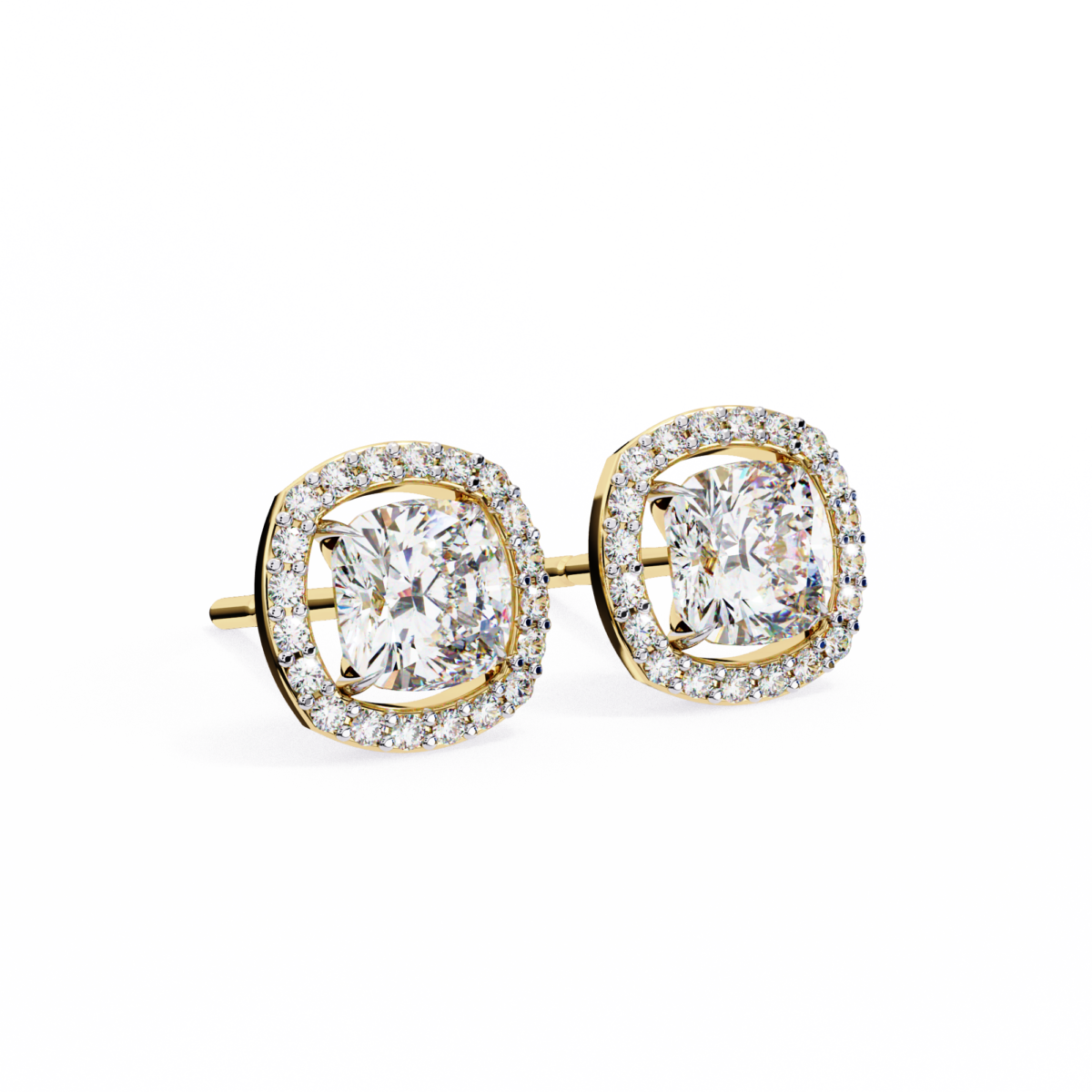 Elegance of Beauty Halo Studs