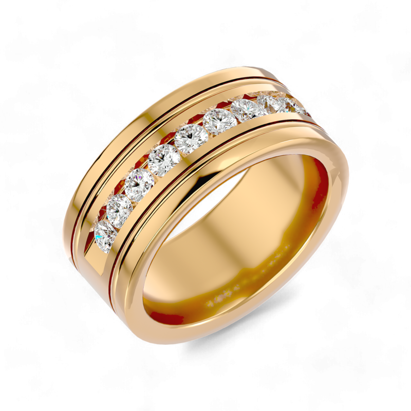 Grand Round Men's Ring