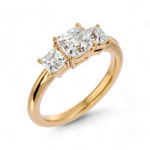 Imperial Triad Solitaire Ring