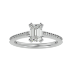 1 Carat Emerald Embrace Solitaire Ring