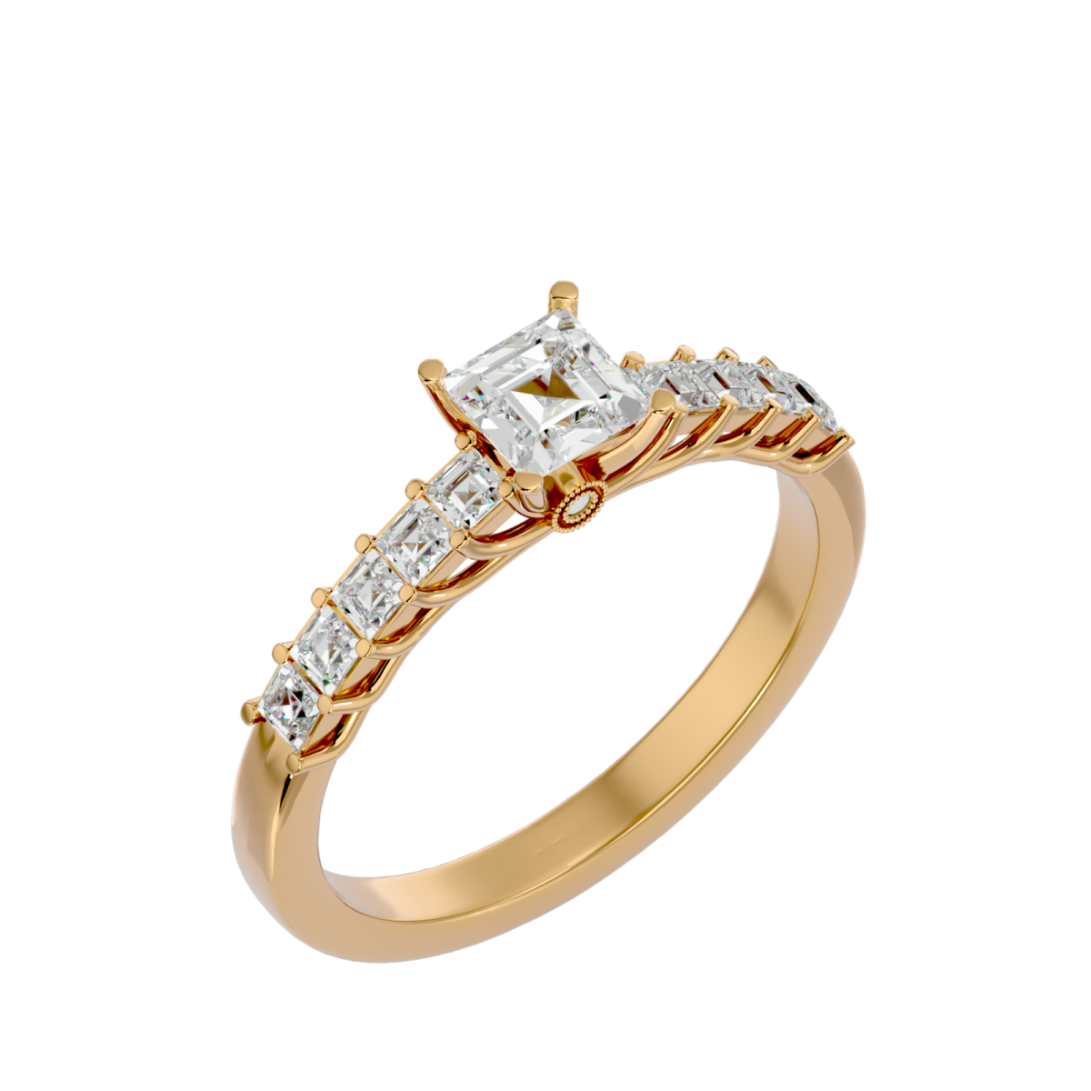 40 Cents Princess Radiance Solitaire Ring