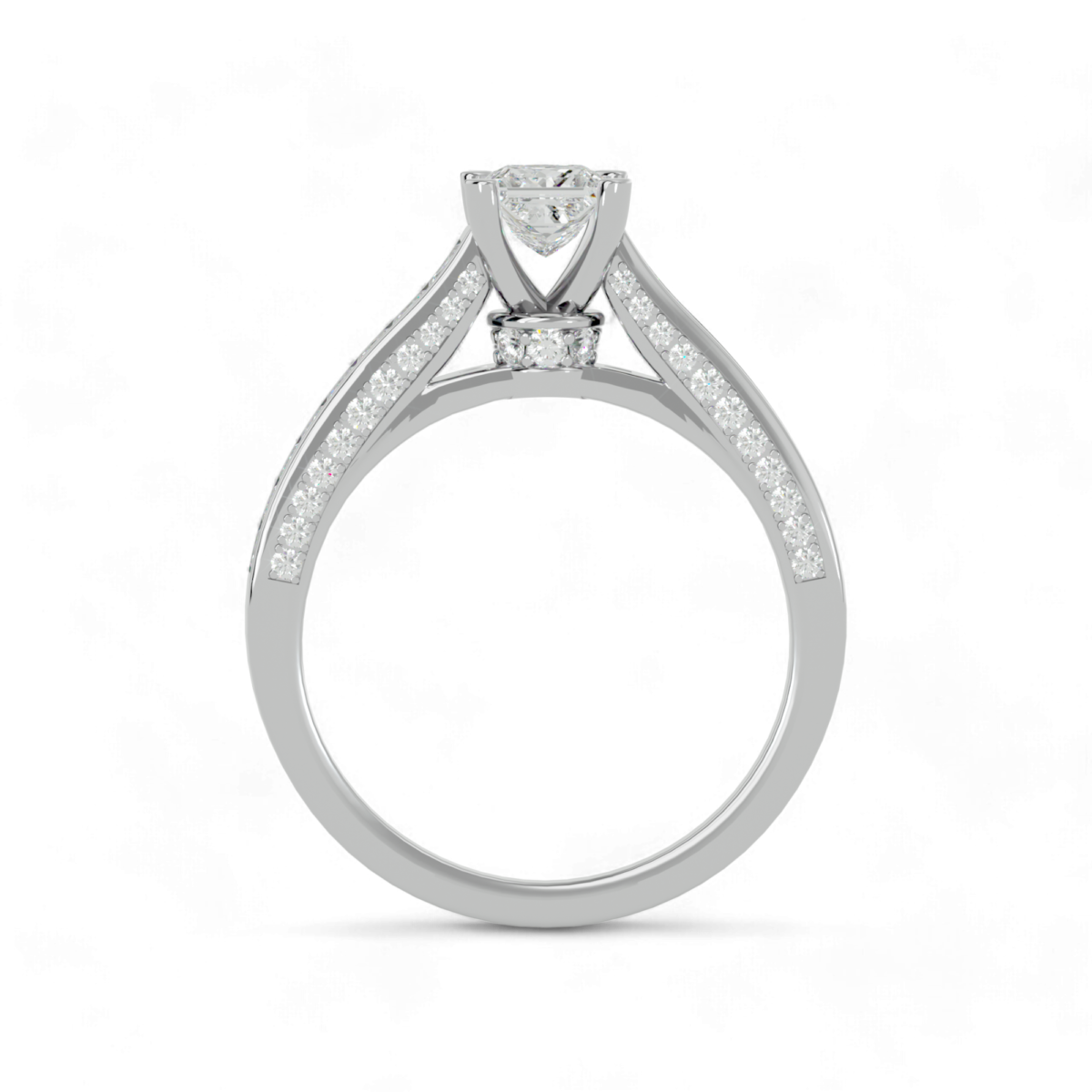 50 Cents Majestic Glow Solitaire Ring