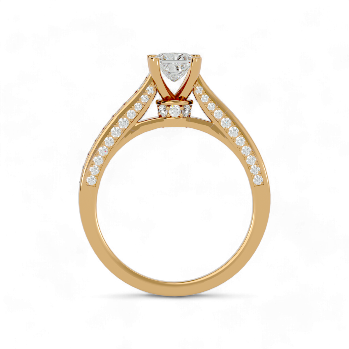 50 Cents Majestic Glow Solitaire Ring