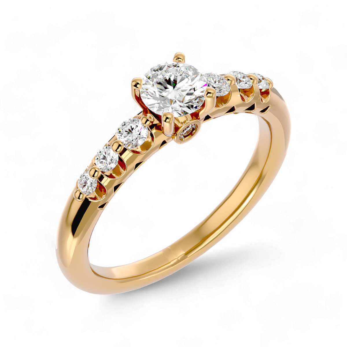 Shimmering Elegance Solitaire Ring