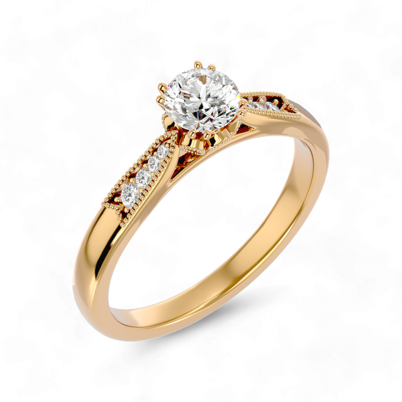 70 Cents Dazzling Delight Solitaire Ring