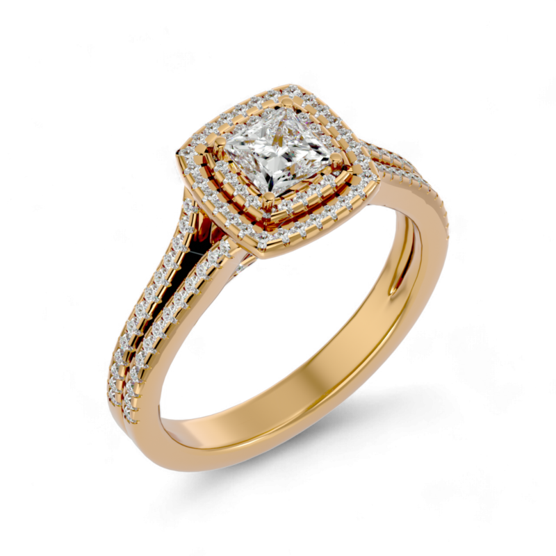 Luxurious Empress Solitaire Ring