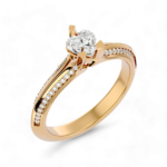 Heart of Elegance Solitaire Ring