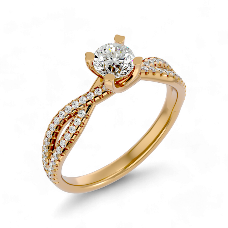 Brilliant Circle Solitaire Ring