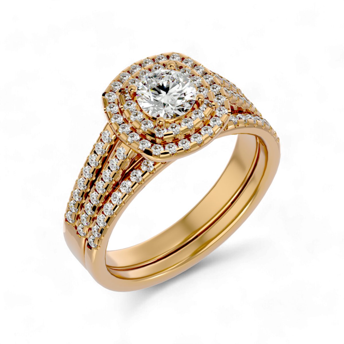 Luxurious Charm Solitaire Ring