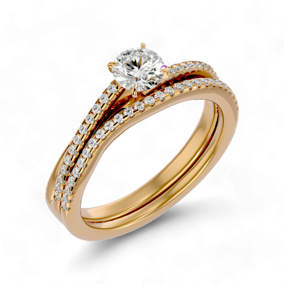 Exquisite Shine Solitaire Ring